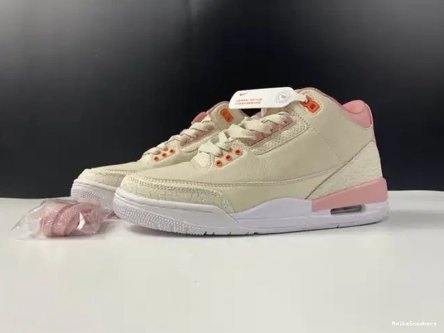 MaikeSneakers Pink (W) CK9246-116 Retro 3 Rust Air Jordan Sail 0510